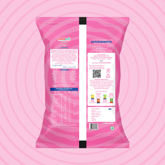 Snackpure Beetroot Chips | No Palm Oil | Gluten Free | Zero Transfat | No Artificial Preservative