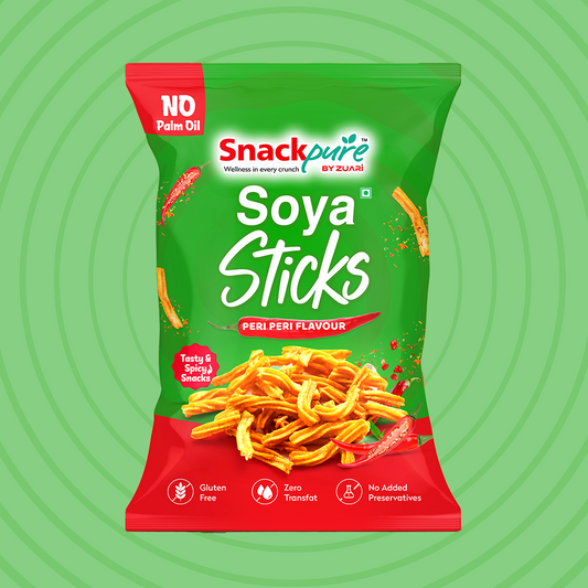 Snackpure Soyastix | No Palm Oil | Gluten Free | Zero Transfat | No Artificial Preservative